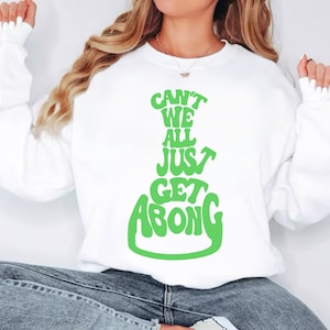 Can’t We All Just Get A Bong SVG | Funny Stoner Quote | Weed SVG | Marijuana PNG Clipart | 420 Humor | Weed Stickers | Water Pipe Bong Svg