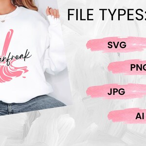 Clean Freak SVG | Cleaning SVG Cut File | | Spring Cleaning PNG | Cleaning Lady Shirt | Cleaning Logo Svg | Cleaning Business Silhouette image 6