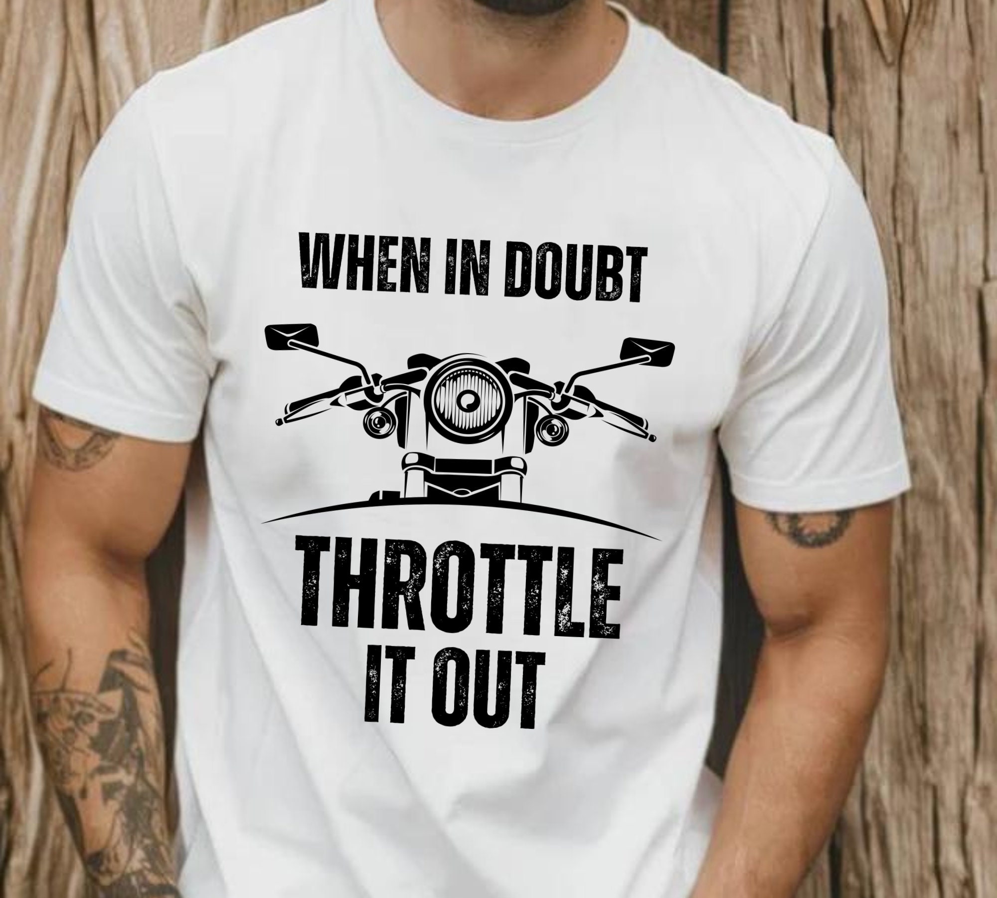 When in Doubt Throttle It Out Svg Png, Motorcycle Svg, Biker Svg, Biker ...