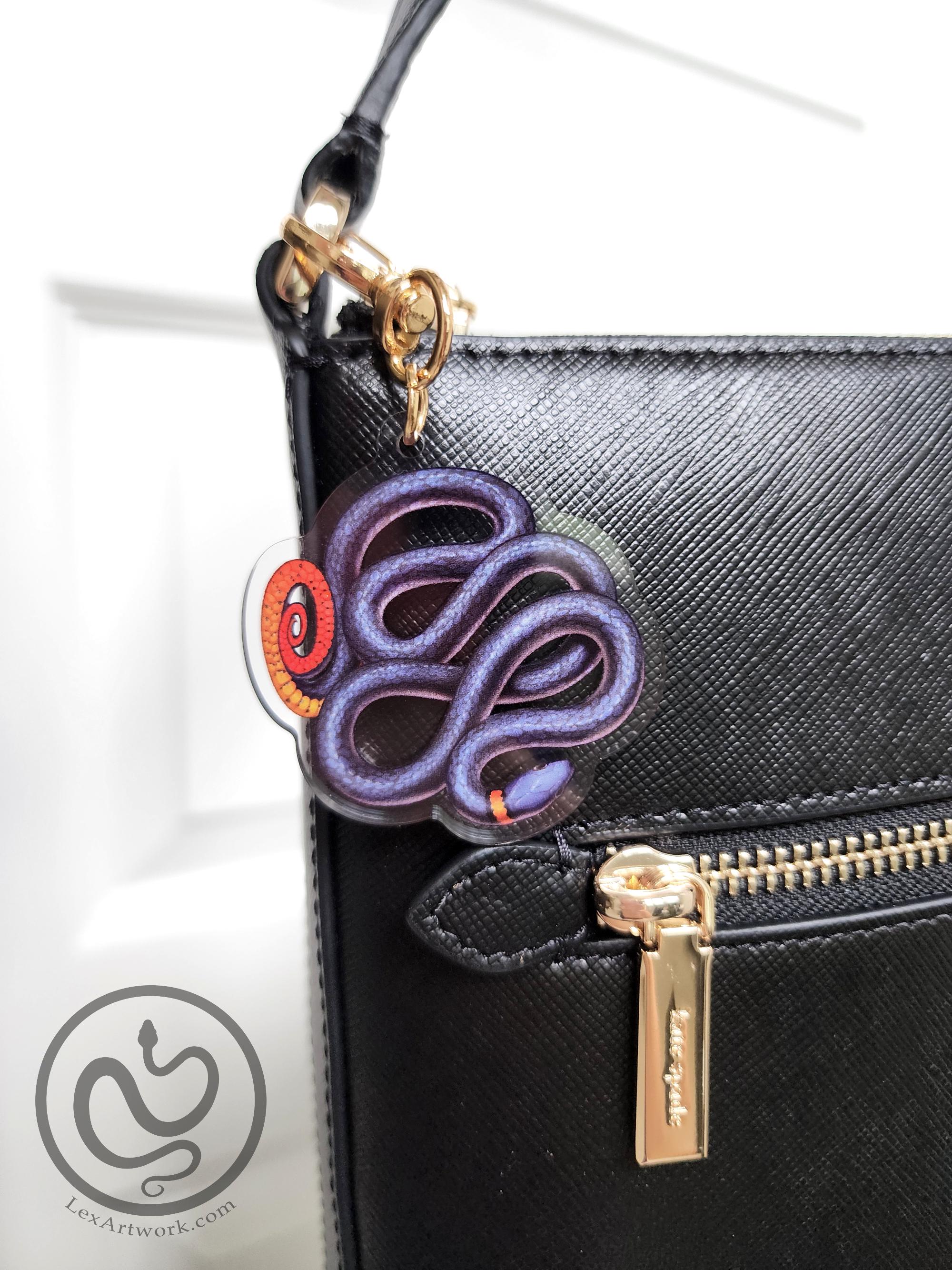 Ringneck Snake Acrylic Charm Keychain - Etsy