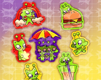 Alien Stickers