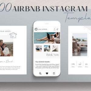 Airbnb Instagram Post Templates for Airbnb VRBO Social Media Template Real Estate Instagram Template Vacation Rental Instagram Post Rental