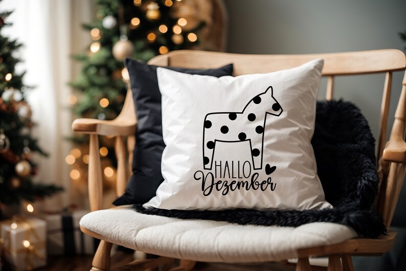 Dala paard Zweeds plotterbestand, Dala paarden Svg, Png, Dxf, Kerstplotterbestand, laserbestand, Duits plotterbestand, Winter Svg Png afbeelding 3