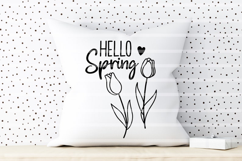 Frühlingszauber Plotterdatei German SVG PNG, Bundle German Spring Cut file, Spring svg dxf Frühling Bundle Svg, Blumen Svg, Blumen Kranz Svg Bild 8