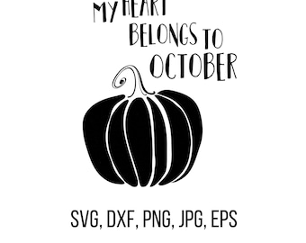 Pumpkin SVG / Fall Pumpkin SVG / Autumn pumpkin outline SVG / Vector / Cricut Silhouette Brother cut files download