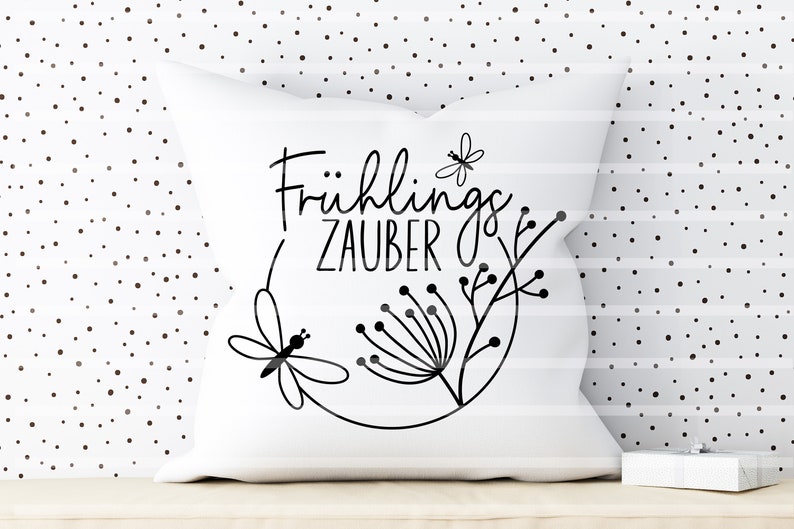 Frühlingszauber Plotterdatei German SVG PNG, Bundle German Spring Cut file, Spring svg dxf Frühling Bundle Svg, Blumen Svg, Blumen Kranz Svg Bild 2