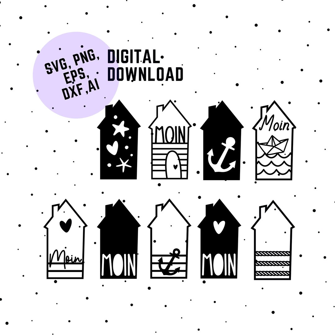 Moin Plotter File at Home, Moin Home Svg, Bundle Plotter File Seafaring