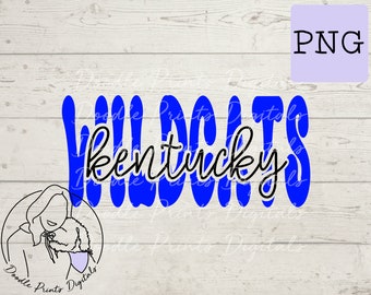 Kentucky wildcats PNG | Sublimation printing| PNG | Sublimation