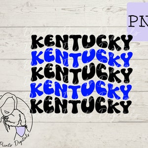 Kentucky wave PNG | Sublimation printing| PNG | Sublimation