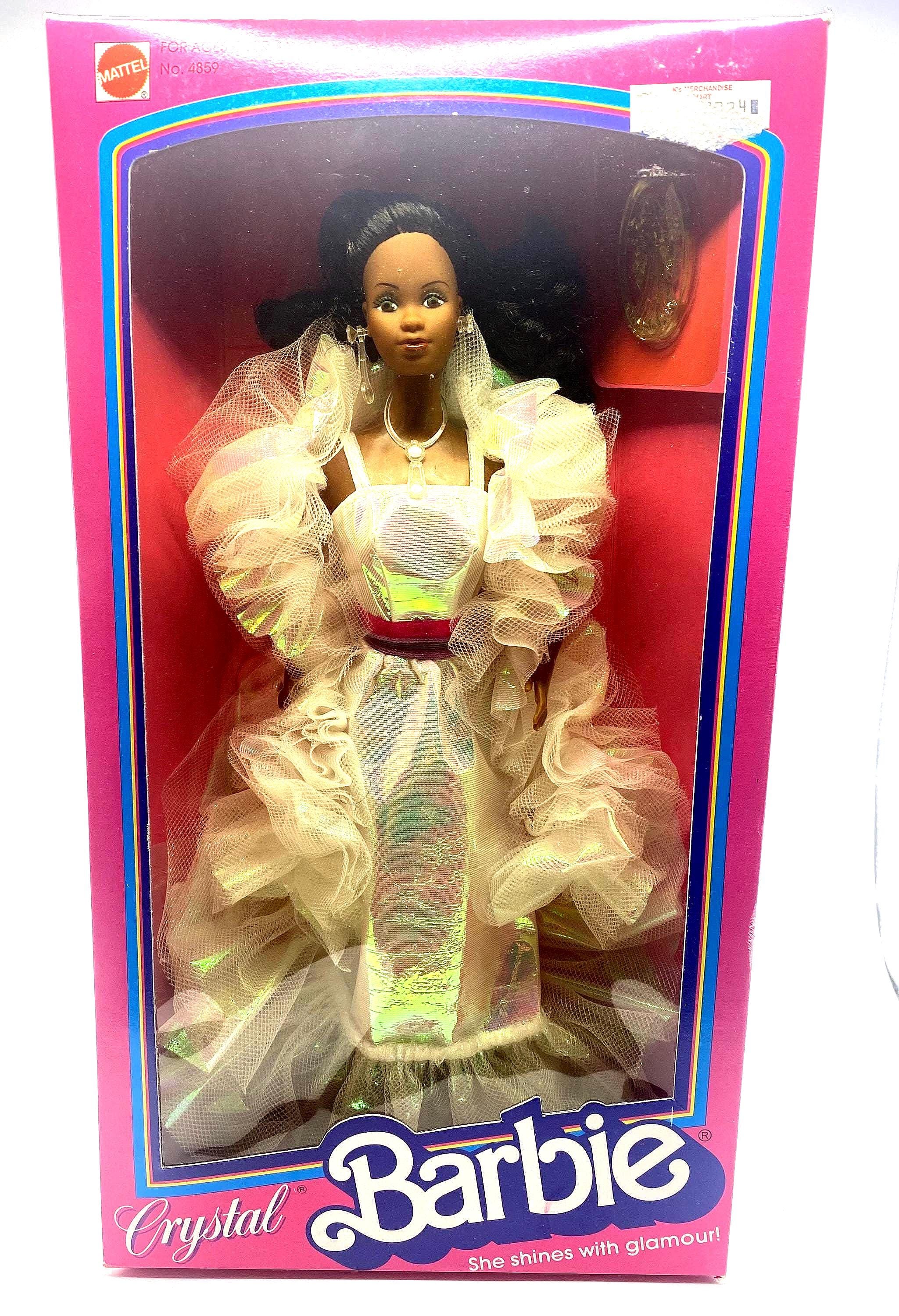 Rare Vintage Black Crystal Barbie NRFB – A Collector's Dream