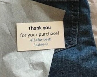 Thank your for your purchase template labels