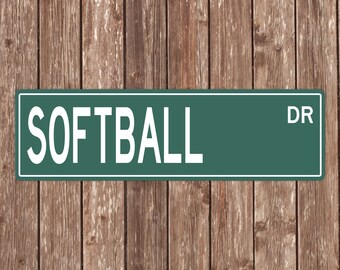 Softball Street Sign