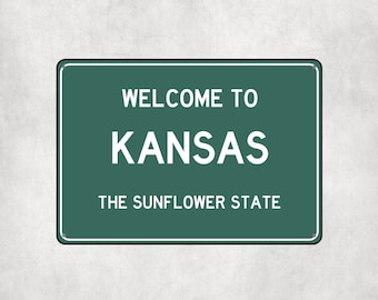 Welcome to Kansas Sign