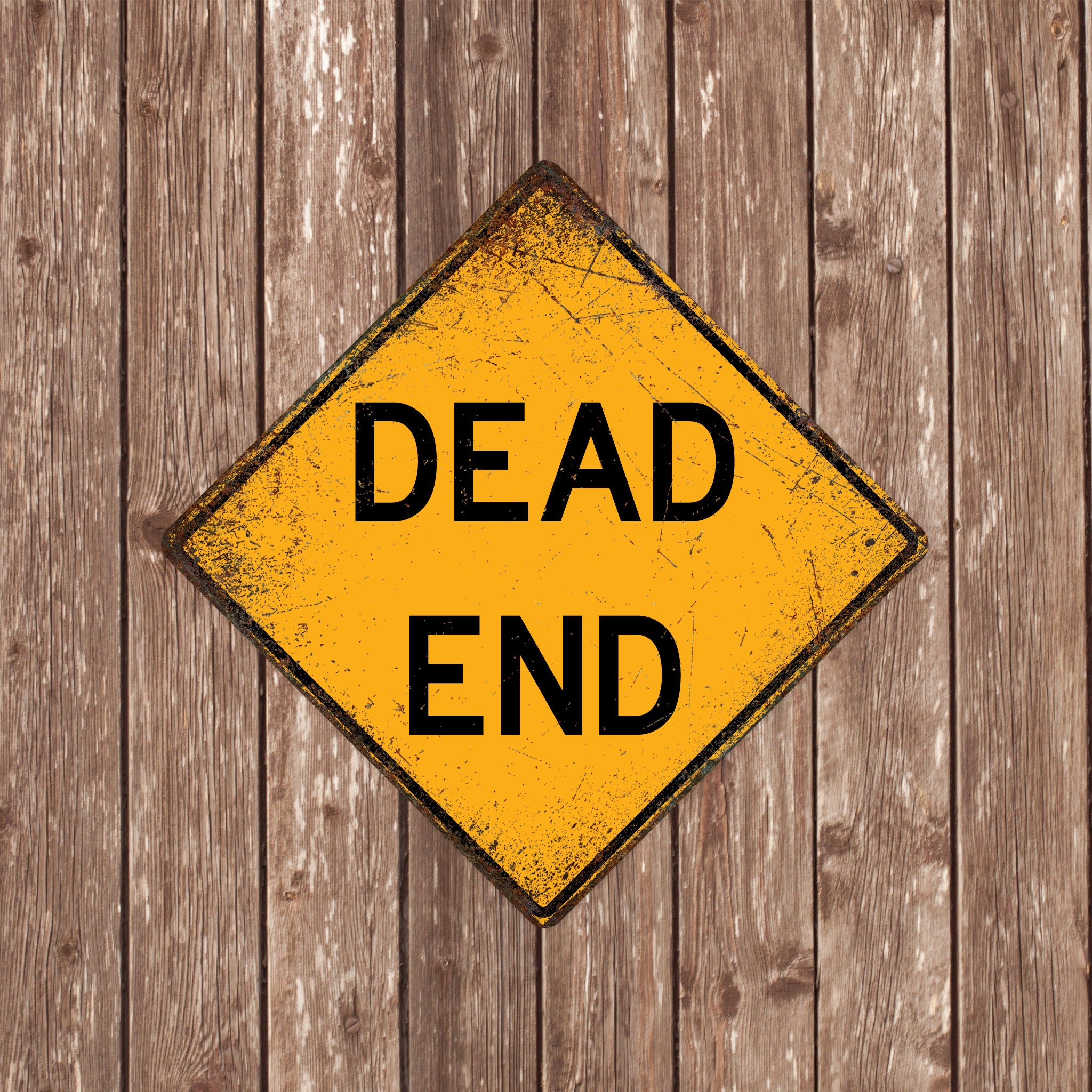 Dead End CROSSING SIGN - Dead End Crossing Signs, Dead Ends