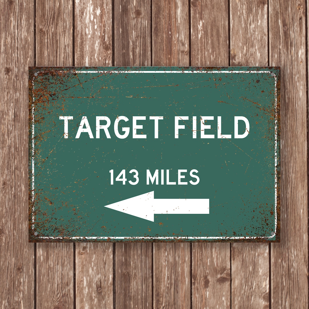 PERSONALIZED Target Field Distance Sign, Target Field Stadium, Target ...