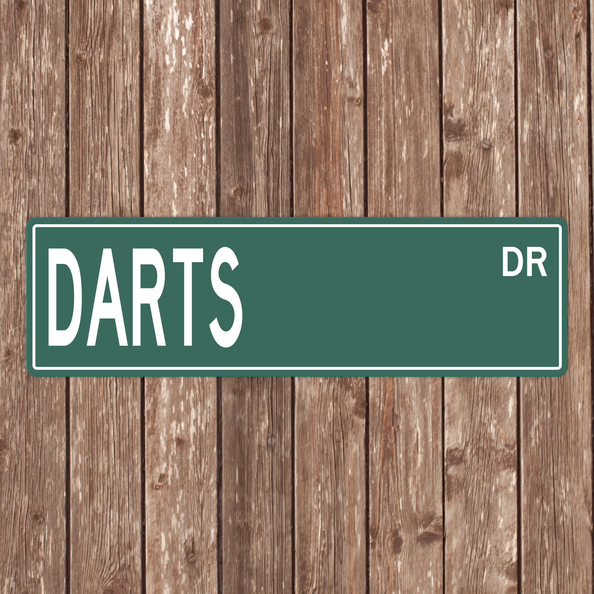 Custom Darts Street Sign - Perfect Gift for Darts Fans & Players ...