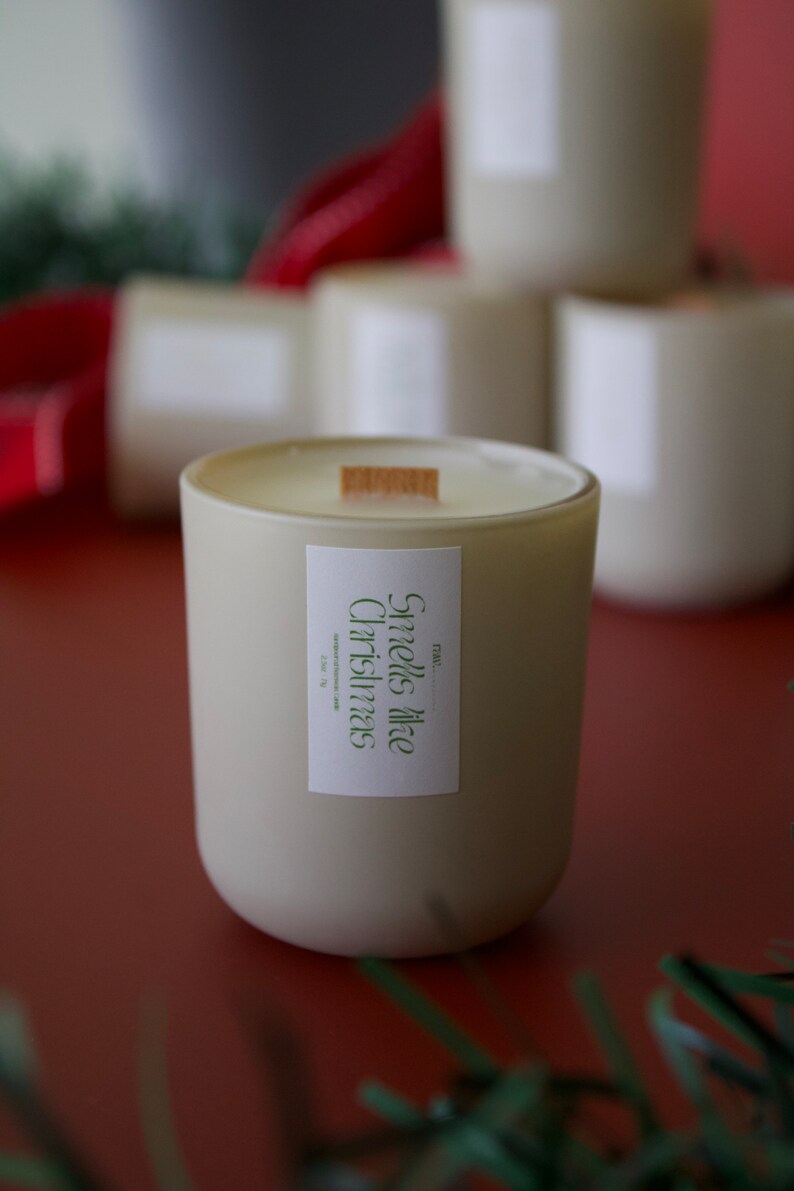 2.5oz Smells Like Christmas Candle Aromatherapy Candle Etsy