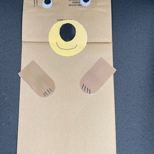 Linda manualidad de oso para preescolar/jardín de infantes. Descarga Digital PDF