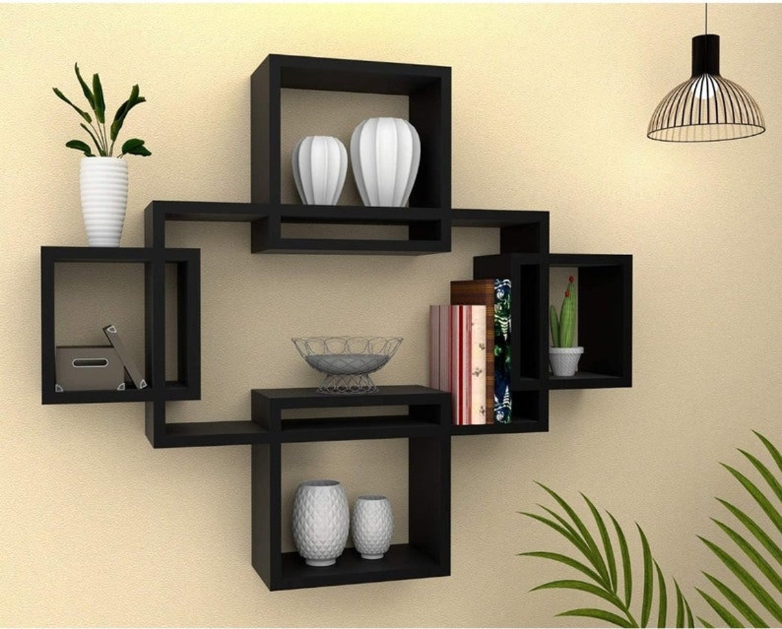 Wall Decor Wood Shelf Shelves Wall Wood Mounted Storage Wall Etsy