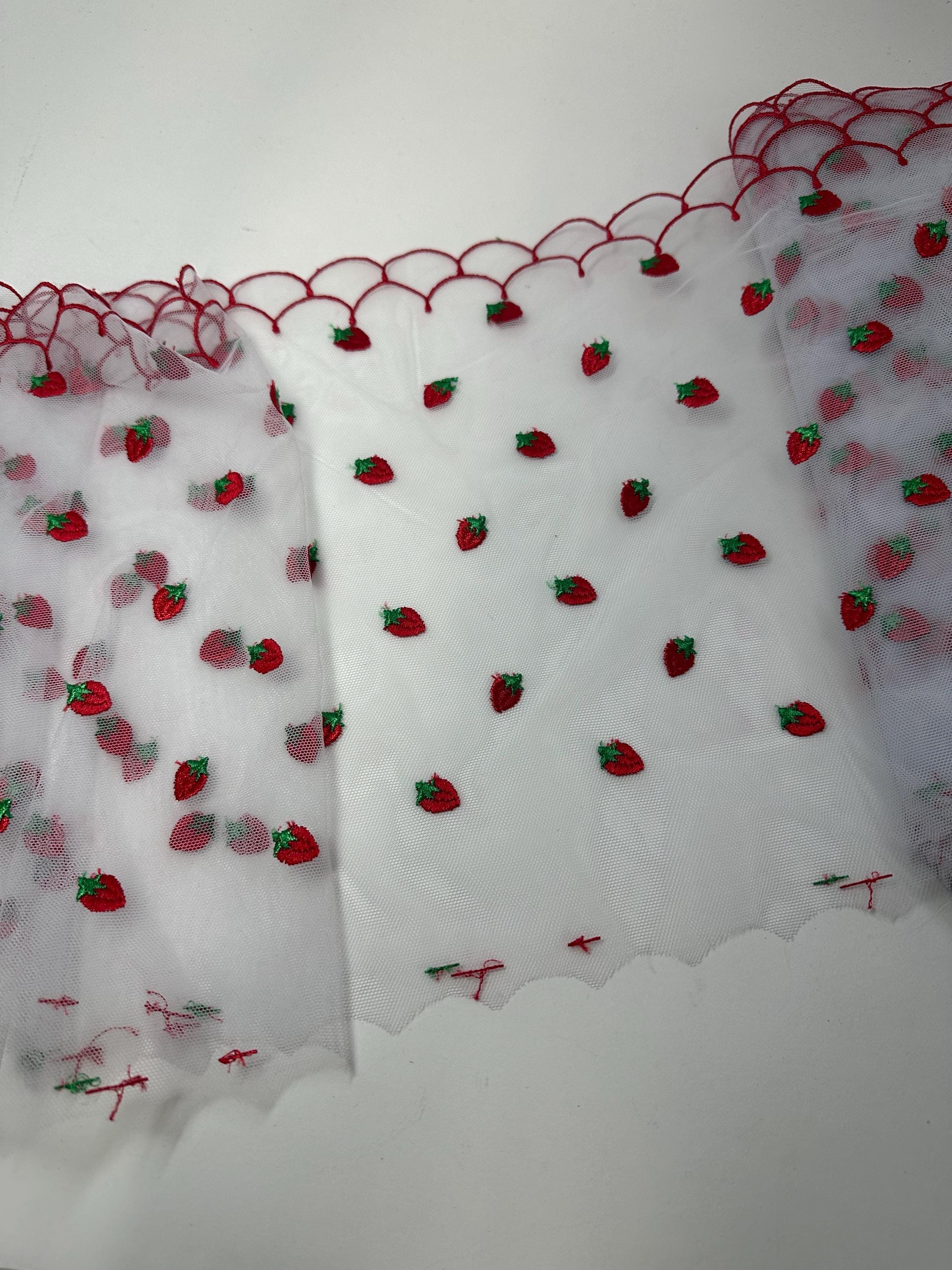 1 yard embroidered lace