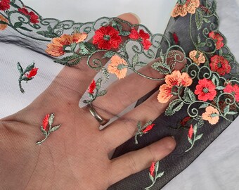 1 yard embroidered lace