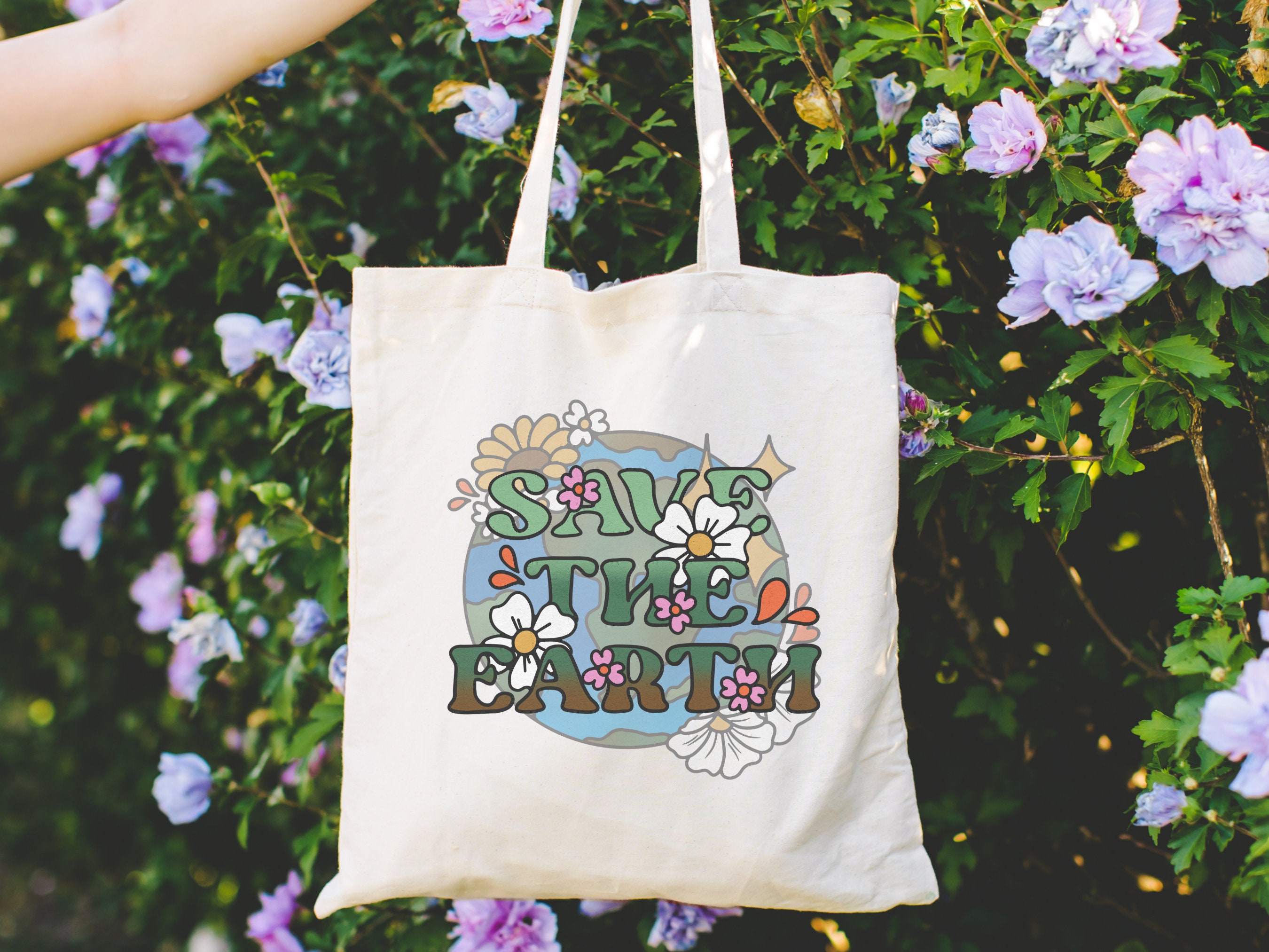 Earth Day Reusable Shopping Bags