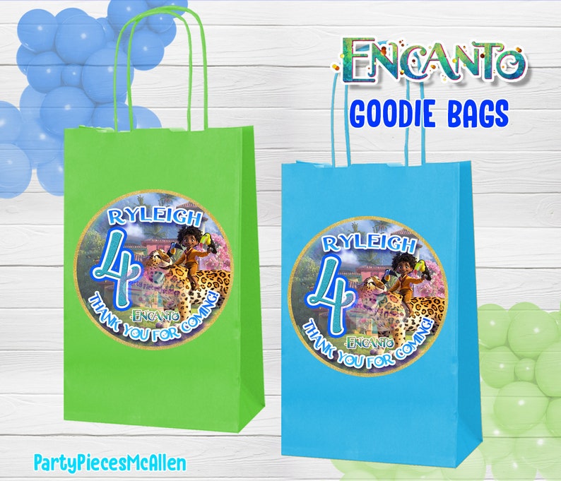 Encanto Antonio Goodie Bags Encanto Candy Bags Antonio Party Etsy Canada