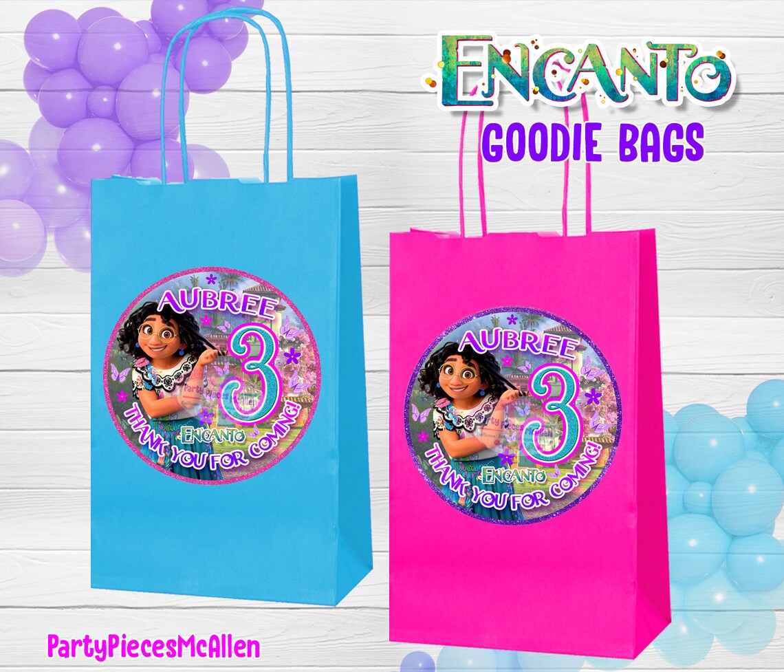 Encanto Mirabel Goodie Bags Encanto Candy Bags Maribel Party Etsy