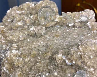 Large Mount Xuebaoding Aquamarine on Muscovite | Chinese Beryl Crystal on Mica | Natural Collector’s Mineral Specimen for Display