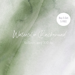 Green Sage Watercolor Background Clipart Abstract Background Watercolor Texture Blush Digital Paper Watercolor Background Wall Art Scrapbook