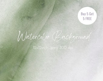 Green Sage Watercolor Background Clipart Abstract Background Watercolor Texture Blush Digital Paper Watercolor Background Wall Art Scrapbook