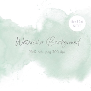 Luce verde salvia acquerello sfondo Clipart astratto sfondo acquerello Texture Blush digitale carta acquerello sfondo Scrapbook