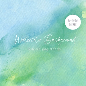 Green Sage Blue Watercolor Background Clipart Abstract Background Watercolor Texture Blush Digital Paper Watercolor Background Scrapbook