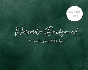Dark Green Watercolor Background, Watercolor Paper, Background Watercolor Clipart Green Watercolor Washes Wedding Clipart-Watercolor Pattern