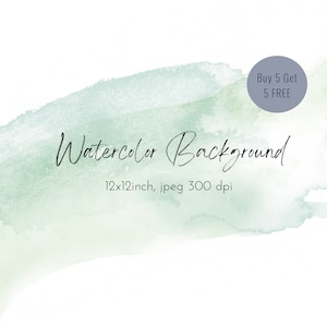 Green Sage Watercolor Background / Digital Paper / Abstract Watercolor Pattern / Watercolor Texture / Digital / Scrapbook Paper.