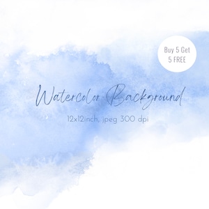 Light Blue Watercolor Background Clipart Abstract Background Watercolor Texture Digital Paper Watercolor Website Background Wall Art
