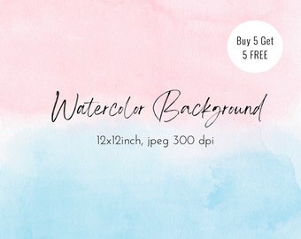 Blue Watercolor Background Pink Clipart Abstract Background Watercolor Texture Blush Digital Paper Watercolor Website