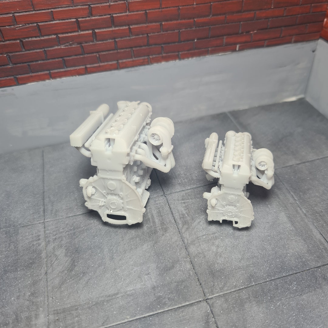 1/18 1/24 Scaled Toyota Supra 2JZ GTE Engine - Etsy