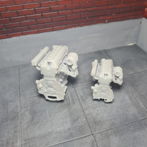 1/18 1/24 Scaled Toyota Supra 2JZ GTE Engine