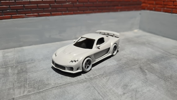 開封品 1/64 Mazda RX-7 VeilSide ホワイト ミニカー 1/64 Mazda Rx-7 Veilside Convertion Kit - Etsy