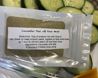Cucumber Peel Off Face Mask