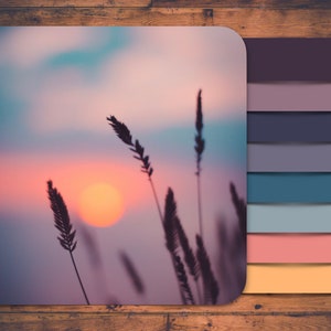 Procreate color palette, purple sunset