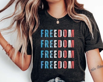 Freedom Shirt Less Government Land Of The Free Tee Dont Tread On Me Libertarian Independent Thinker Patriot Gift Distressed American Flag
