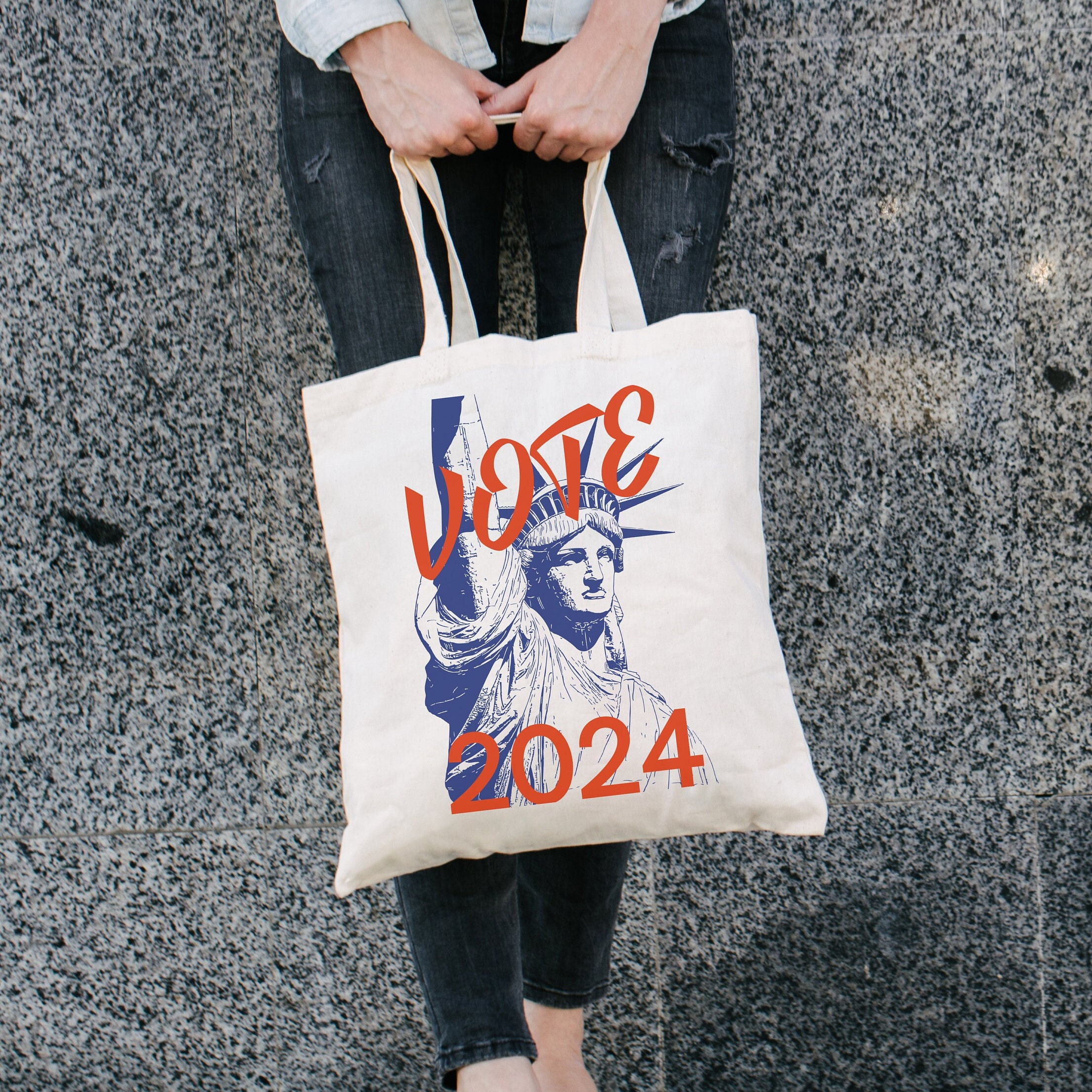 Hillary Clinton Tote Bag – Vote Democratic – Support Your Party – Shopping Tote