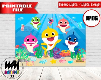 Baby shark png files - Etsy España Baby shark png files - Etsy España