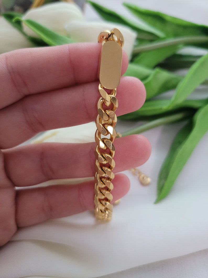 18K Gold Rope Bracelet Vintage Mesh Bracelet Curby Bracelet Etsy
