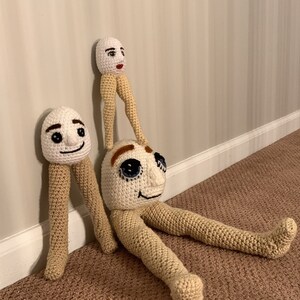 Egg on Leggs Crochet Plush