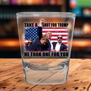 CafePress Donald Trump Mr. Right Unique And Funny Shot Glass