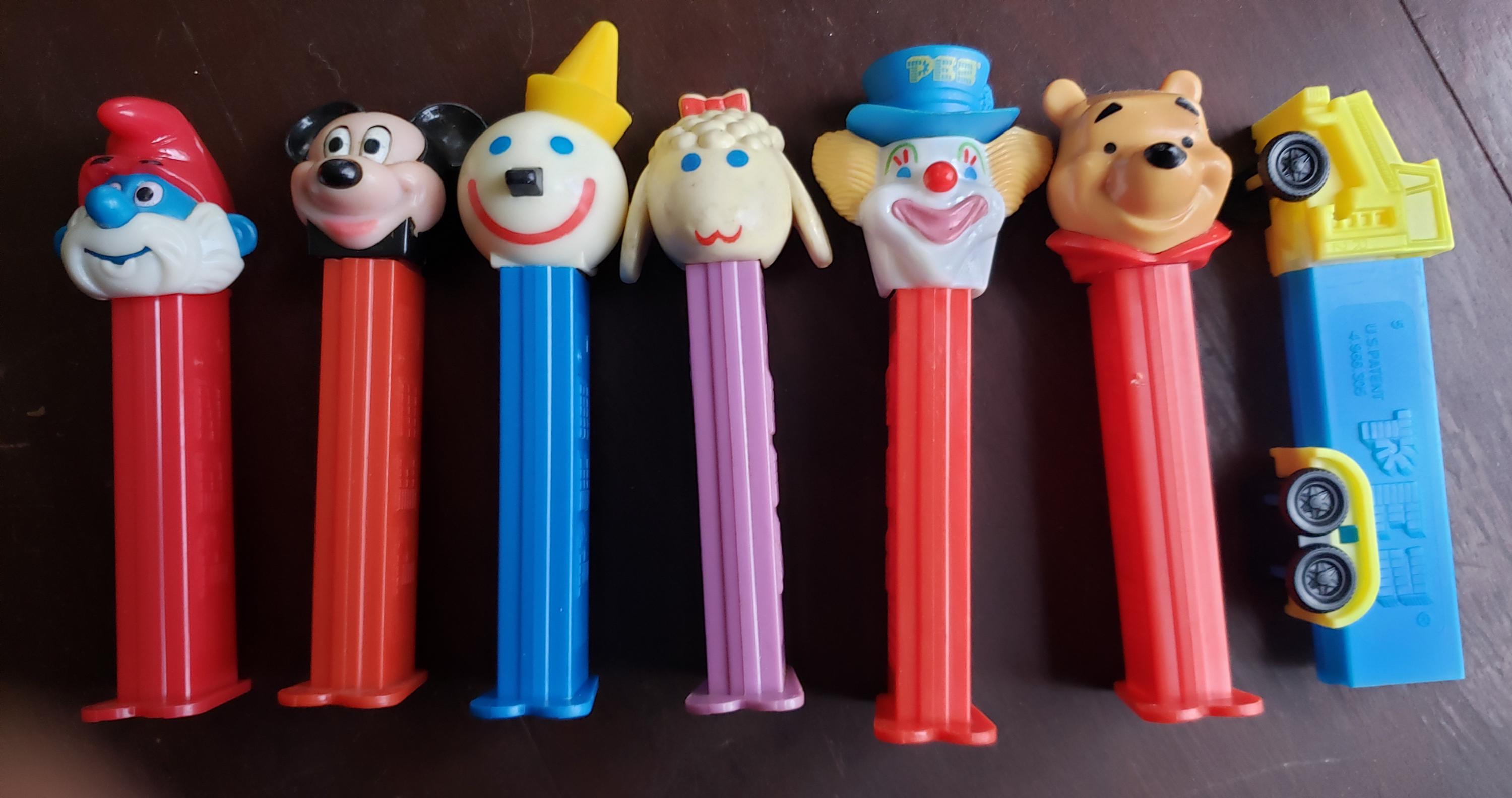 OLD PEZ ヴィンテージペッツ　vintage PEZ truck PEZ Vintage Truck PEZ candy dispenser Green 5 Yellow R3 Made in