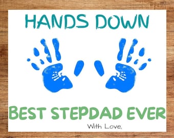 Best Dad Ever Hands Down Printable - Etsy